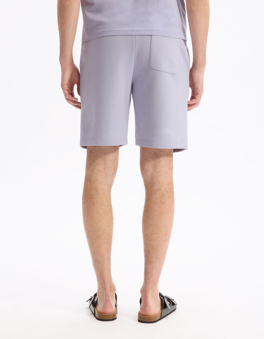 bermuda-shorts aus 100 baumwollfleece.