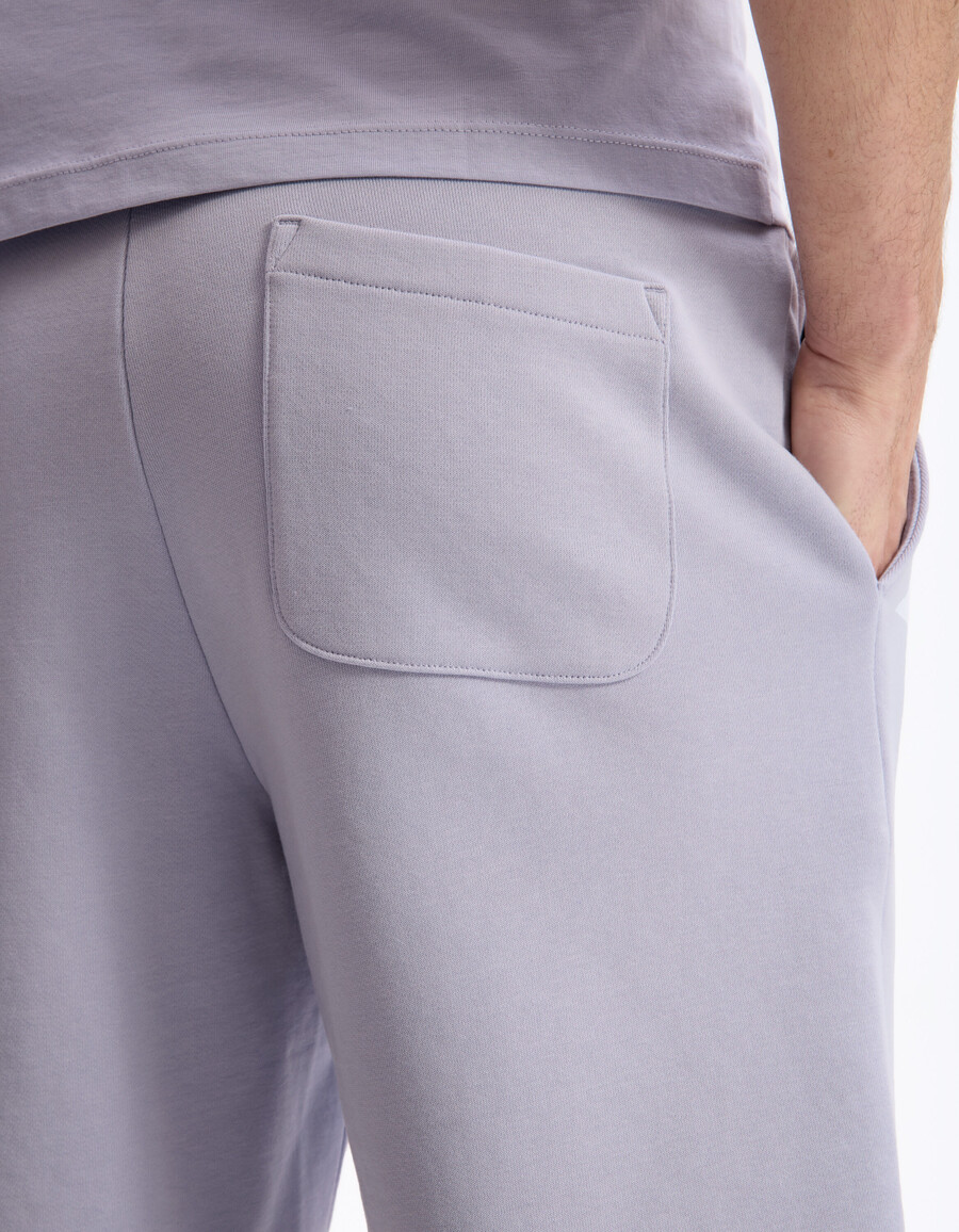 bermuda-shorts aus 100 baumwollfleece.