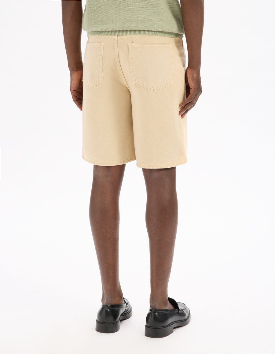 bermuda-shorts aus 100 baumwoll-denim