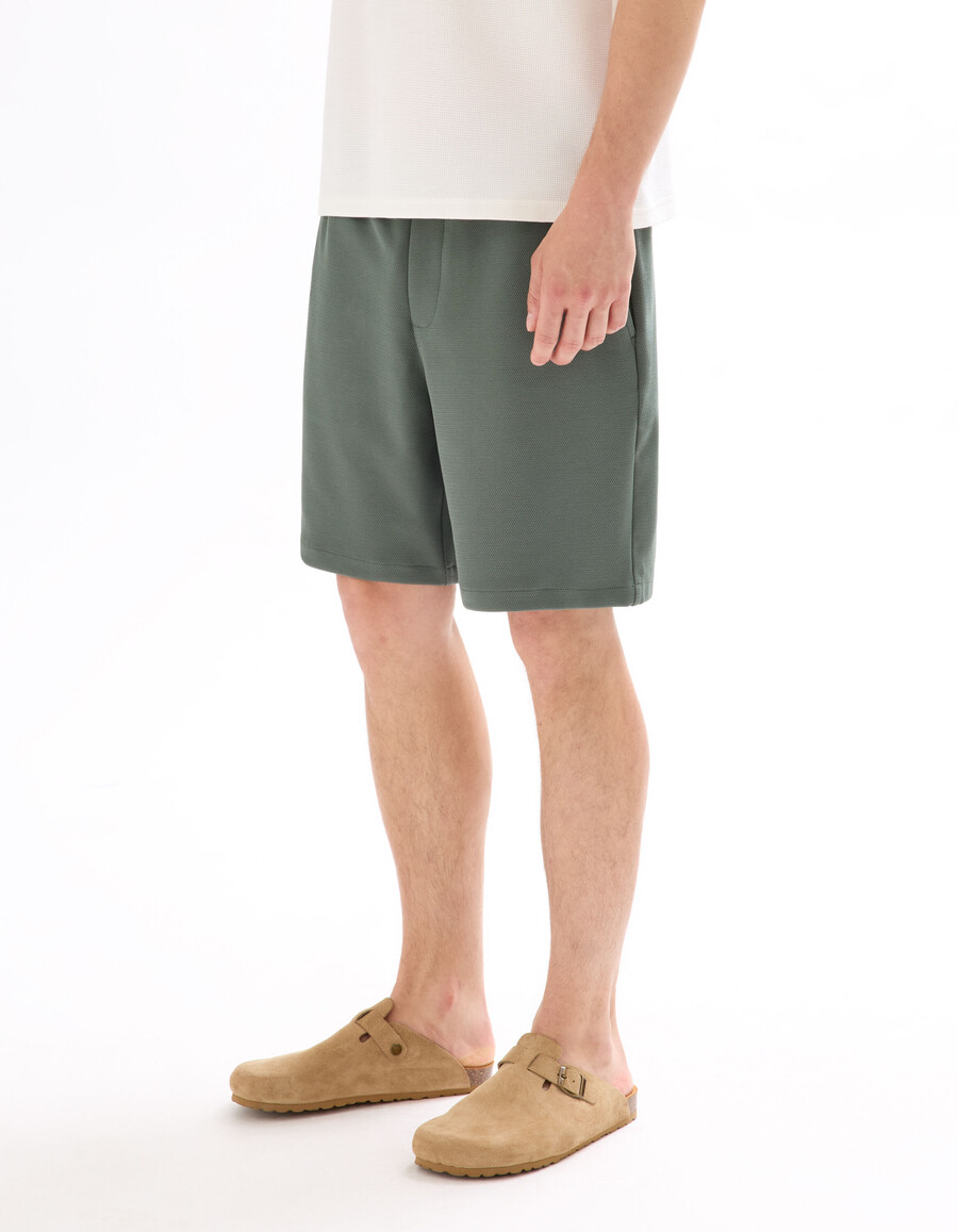 stretch-piqué-bermudashorts