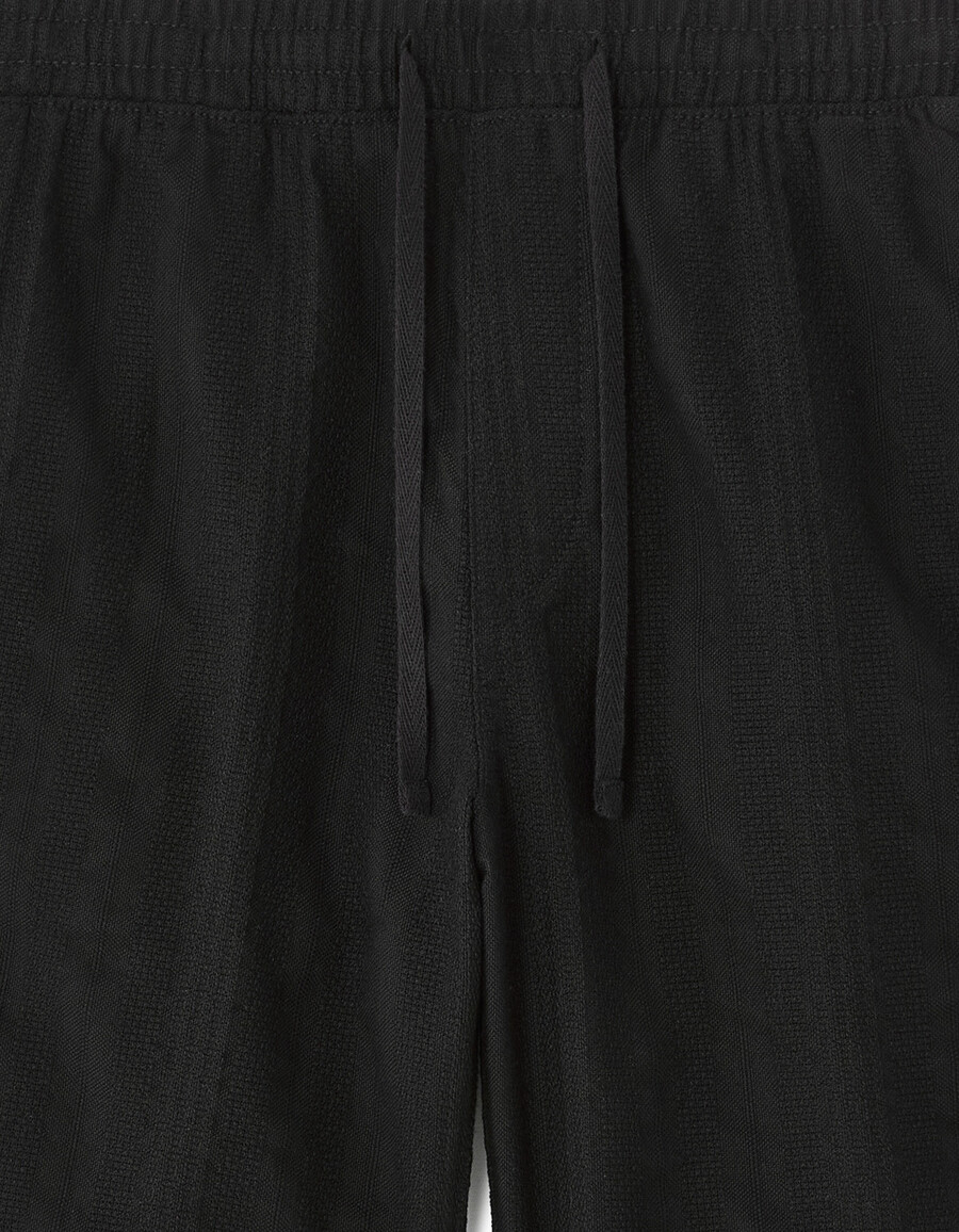 gestreifte jacquard-bermudashorts 100 baumwolle