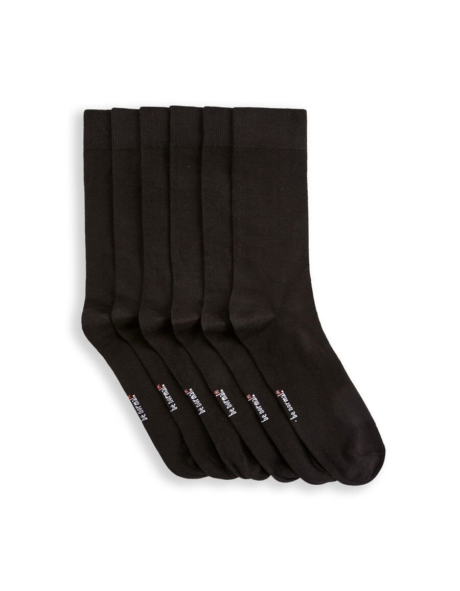 kniestrümpfe 6er-pack baumwolle