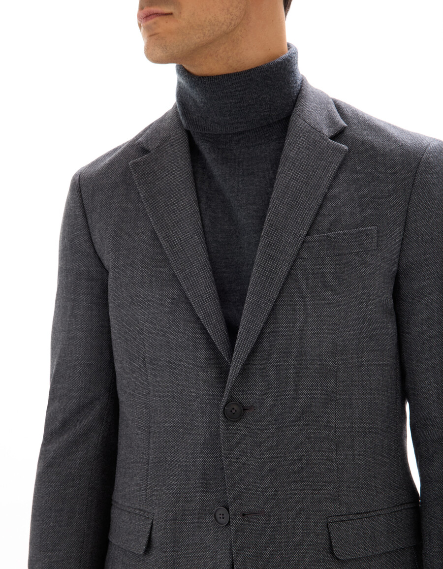 schmal geschnittener tweed-blazer