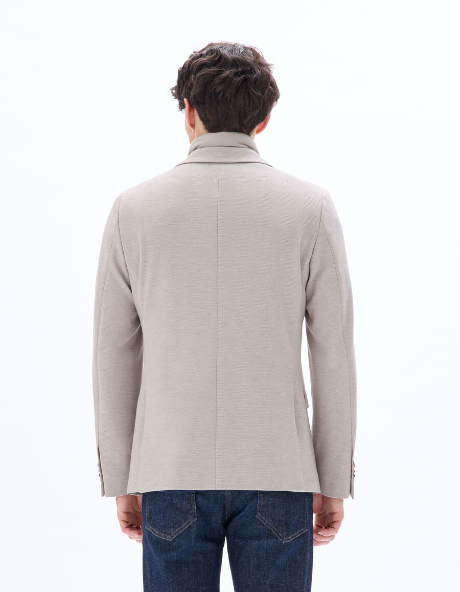 blazer mit integrierter daunenjacke