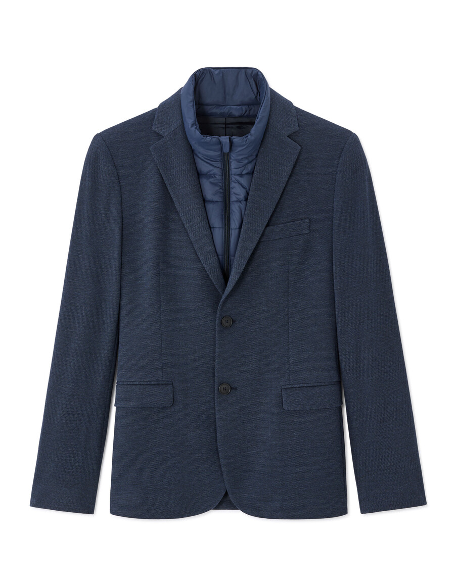blazer mit integrierter daunenjacke