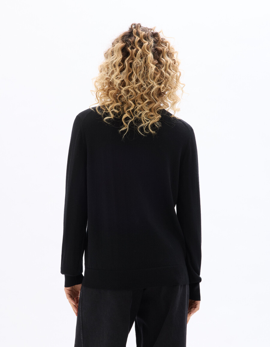 rollkragenpullover aus 100 merinowolle