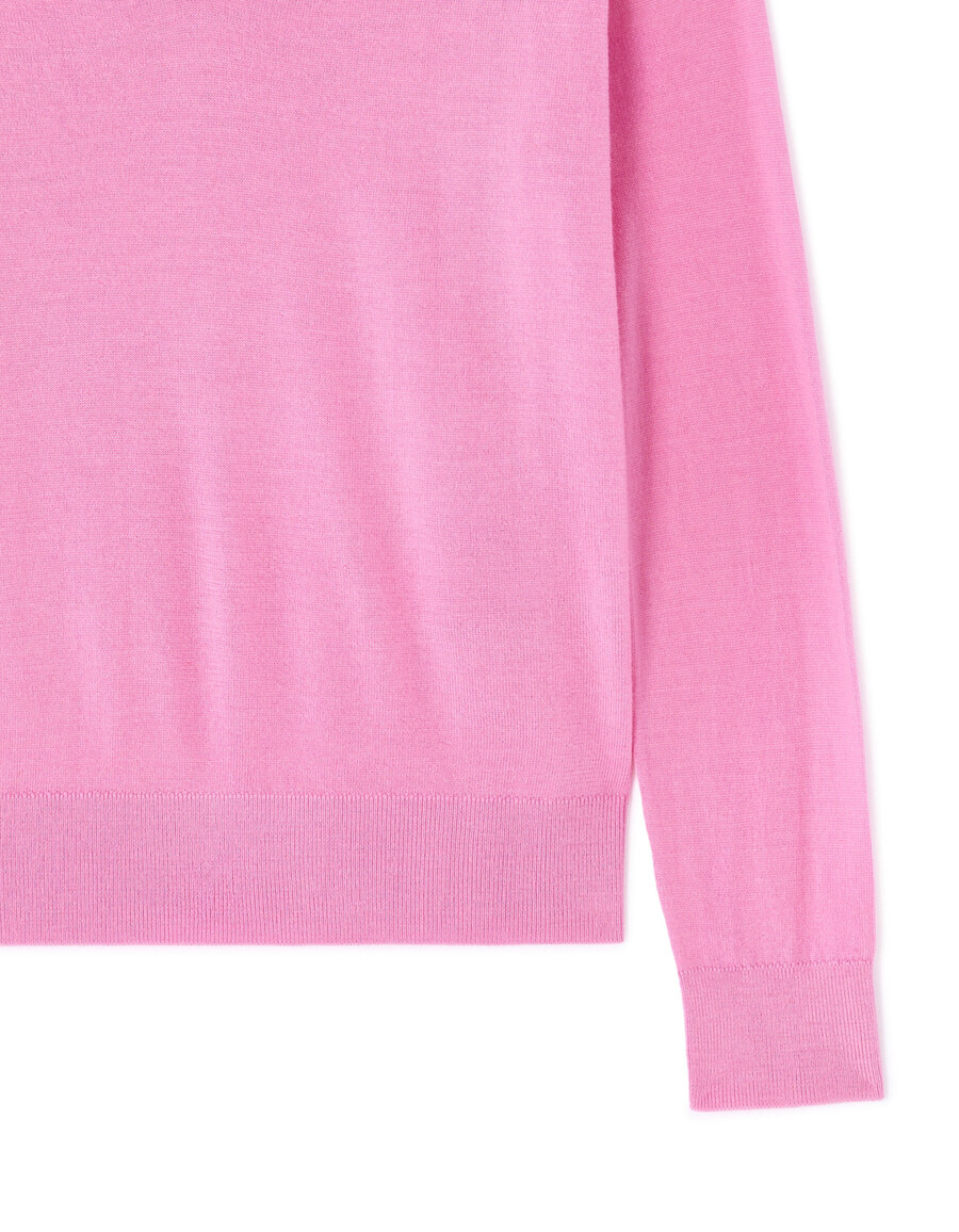 pullover mit v-ausschnitt aus 100 merinowolle