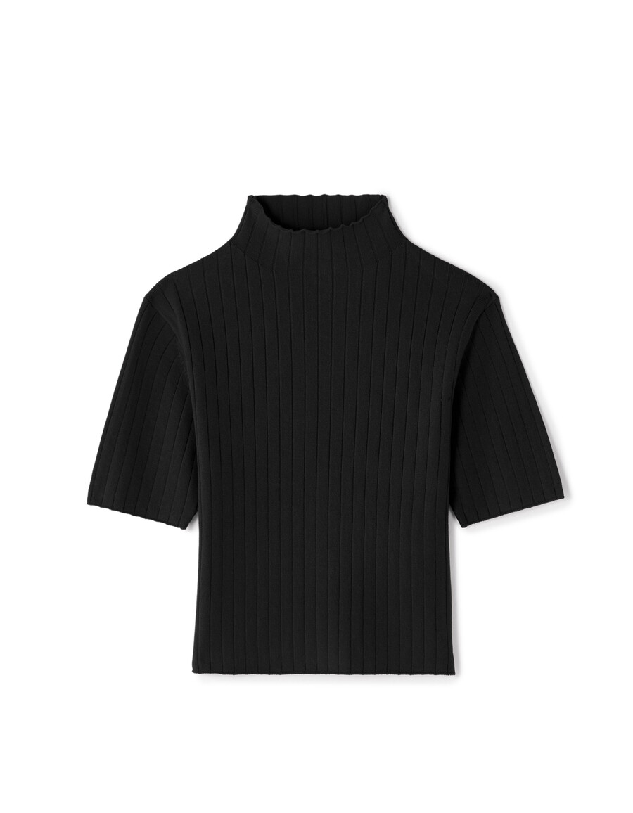 geripptes strick-crop-top