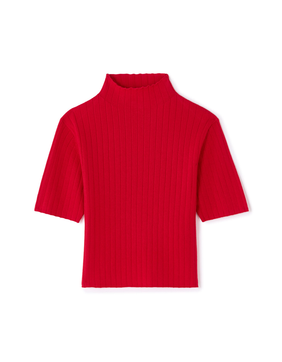 geripptes strick-crop-top