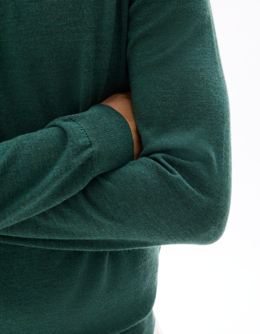pullover mit v-ausschnitt 100 merinowolle