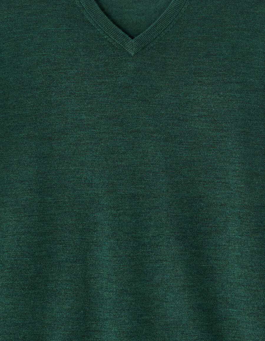 pullover mit v-ausschnitt 100 merinowolle