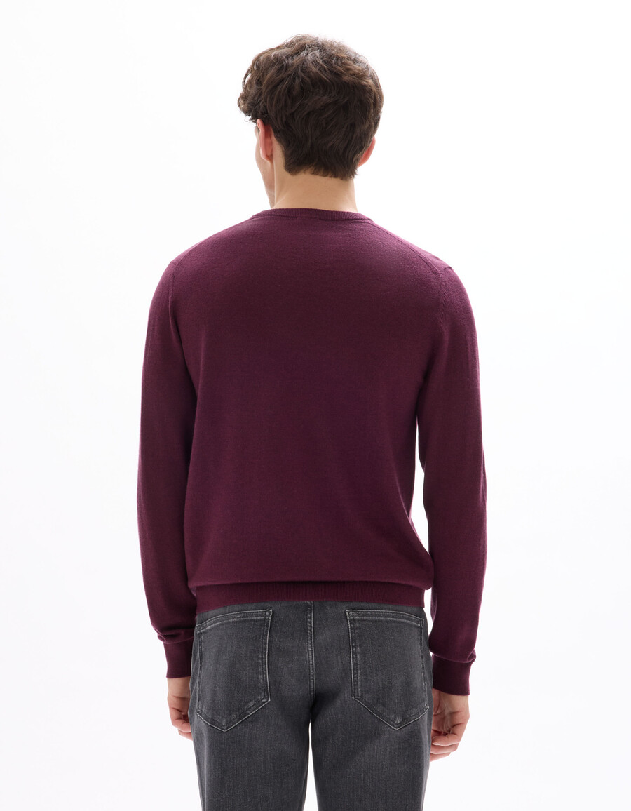 pullover mit v-ausschnitt 100 merinowolle