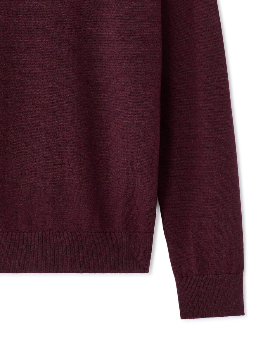 pullover mit v-ausschnitt 100 merinowolle
