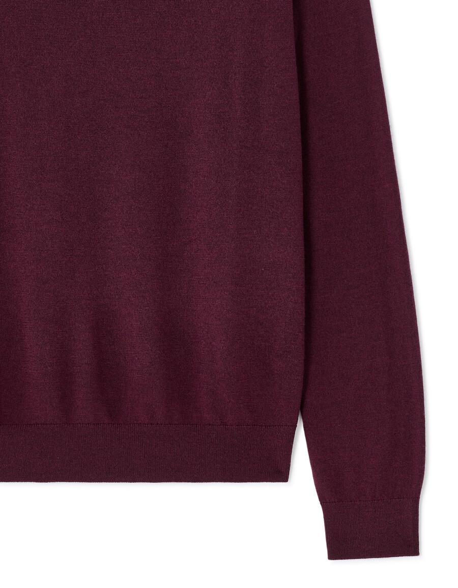 schmal geschnittener rollkragenpullover 100 merinowolle