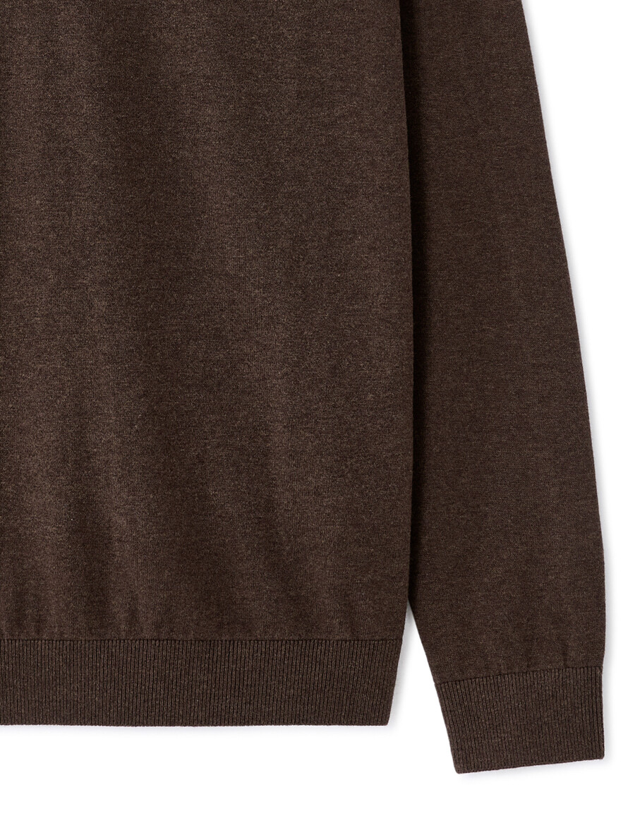 pullover mit v-ausschnitt 100 baumwolle