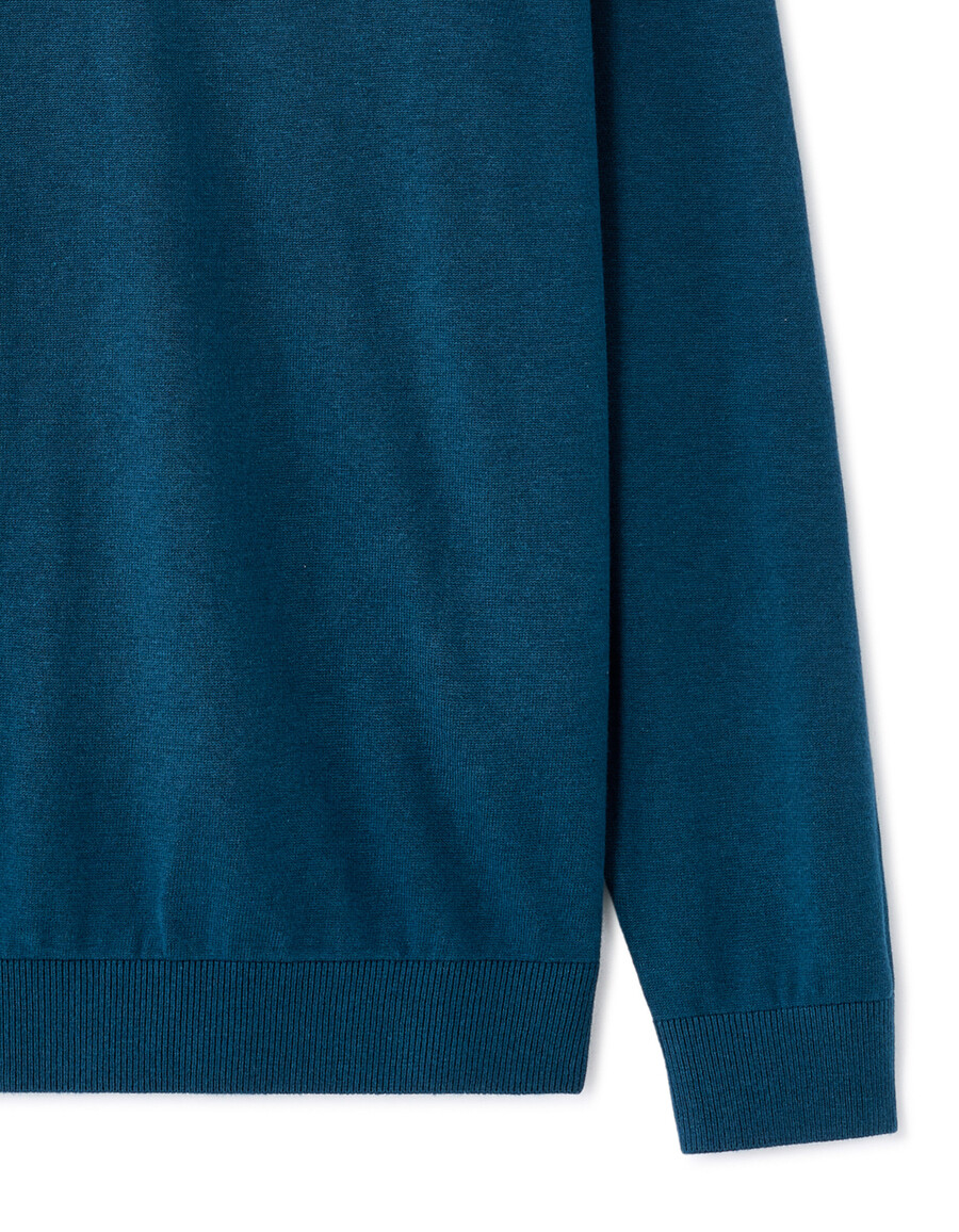 pullover mit v-ausschnitt 100 baumwolle