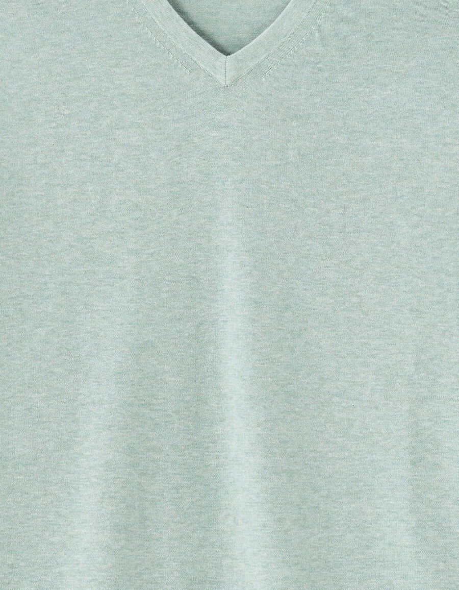 pullover mit v-ausschnitt 100 baumwolle