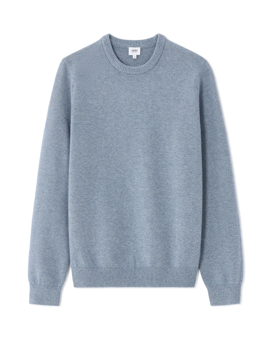 thermolite rundhals-sweater meliert