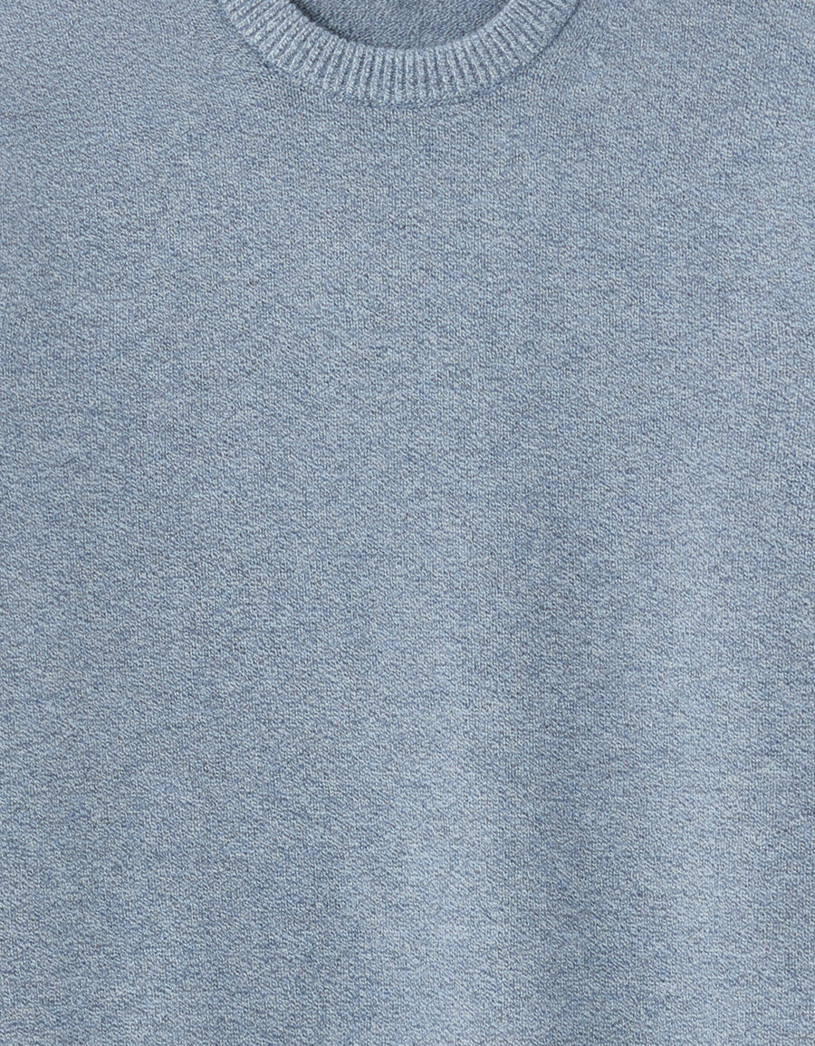 thermolite rundhals-sweater meliert