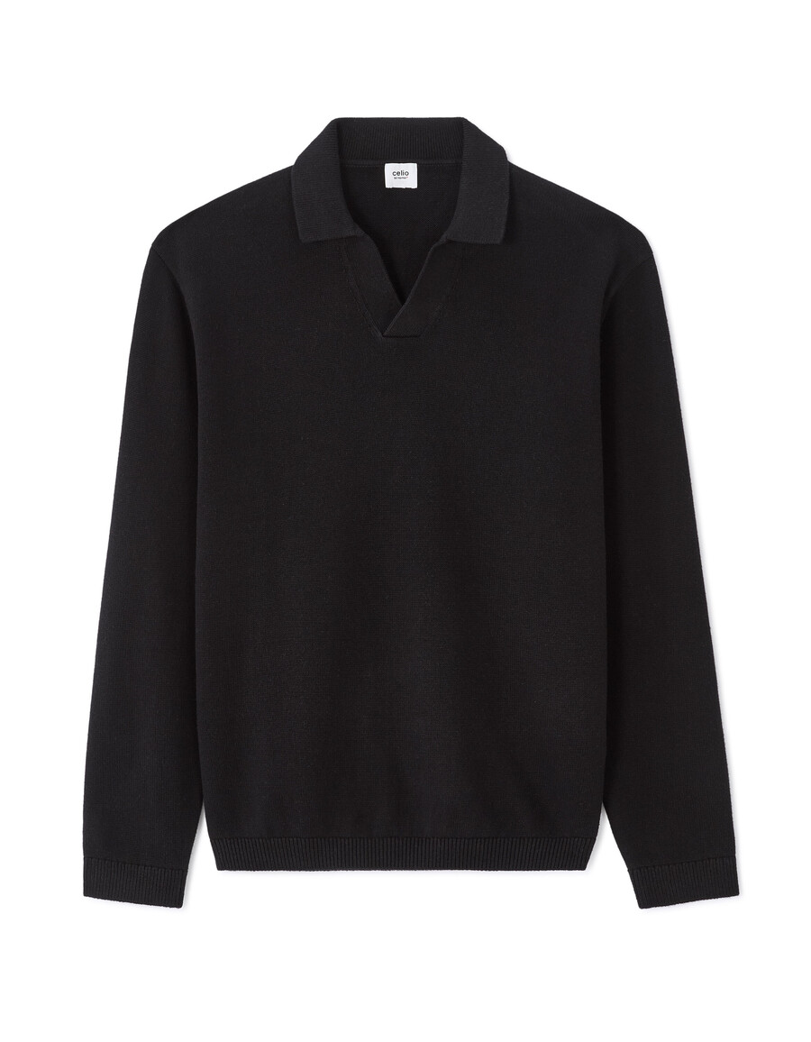 oversized-pullover mit haifischkragen 100 baumwolle
