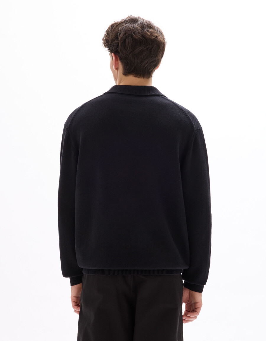 oversized-pullover mit haifischkragen 100 baumwolle