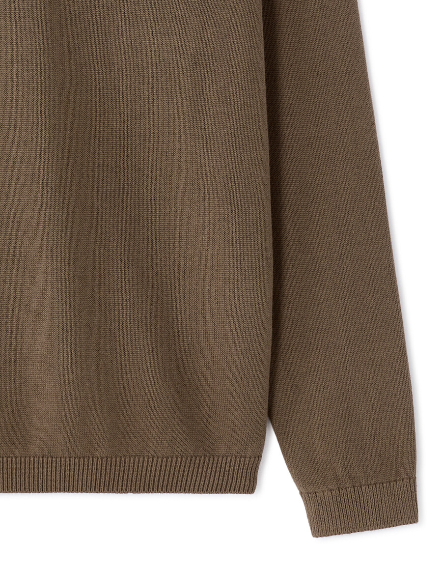 oversized-pullover mit v-ausschnitt 100 baumwolle