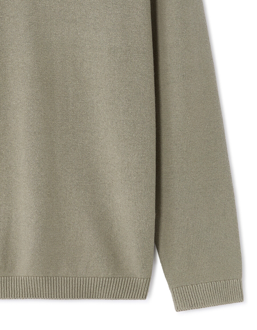 oversized-pullover mit haifischkragen 100 baumwolle
