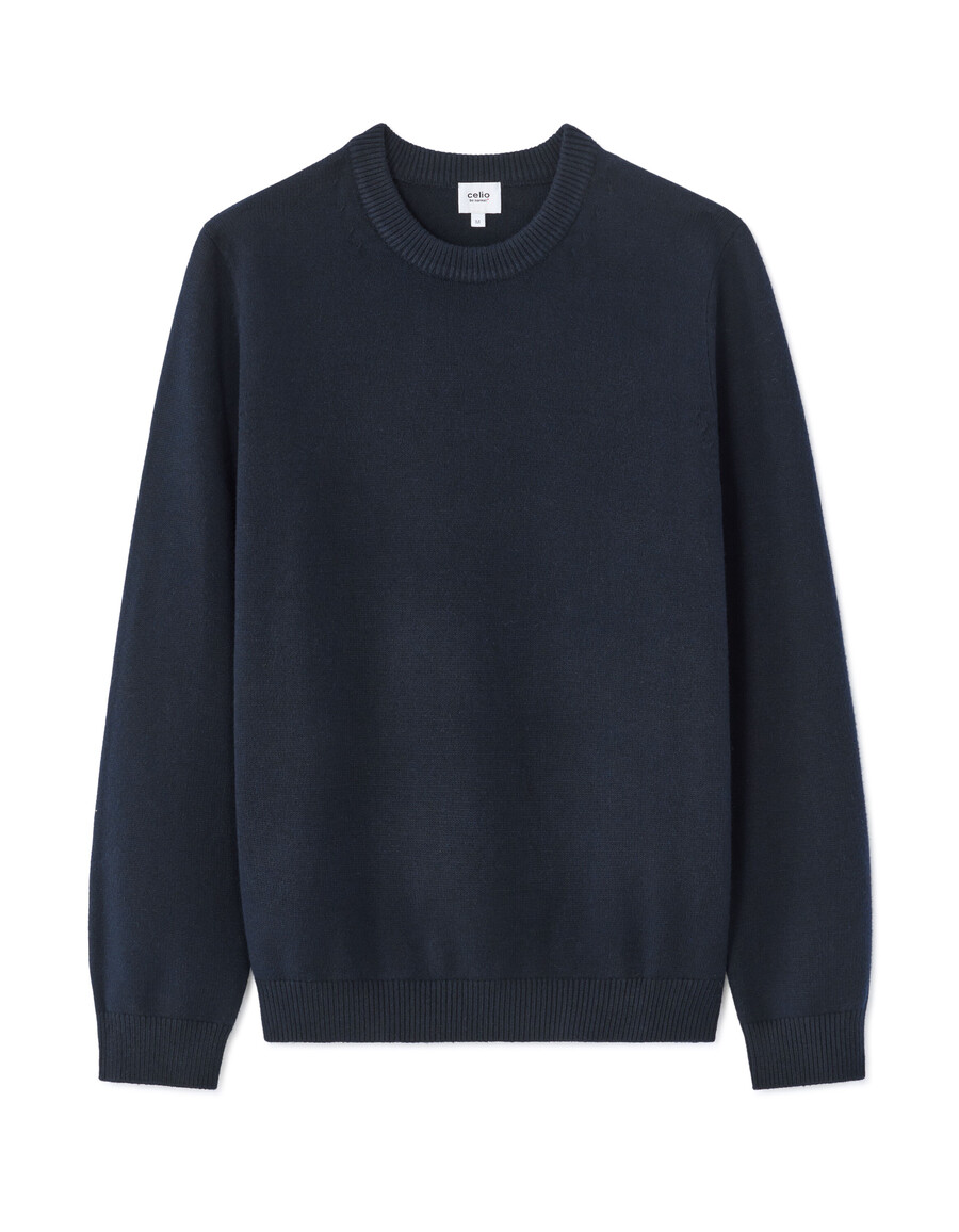 thermolite rundhals-sweater meliert