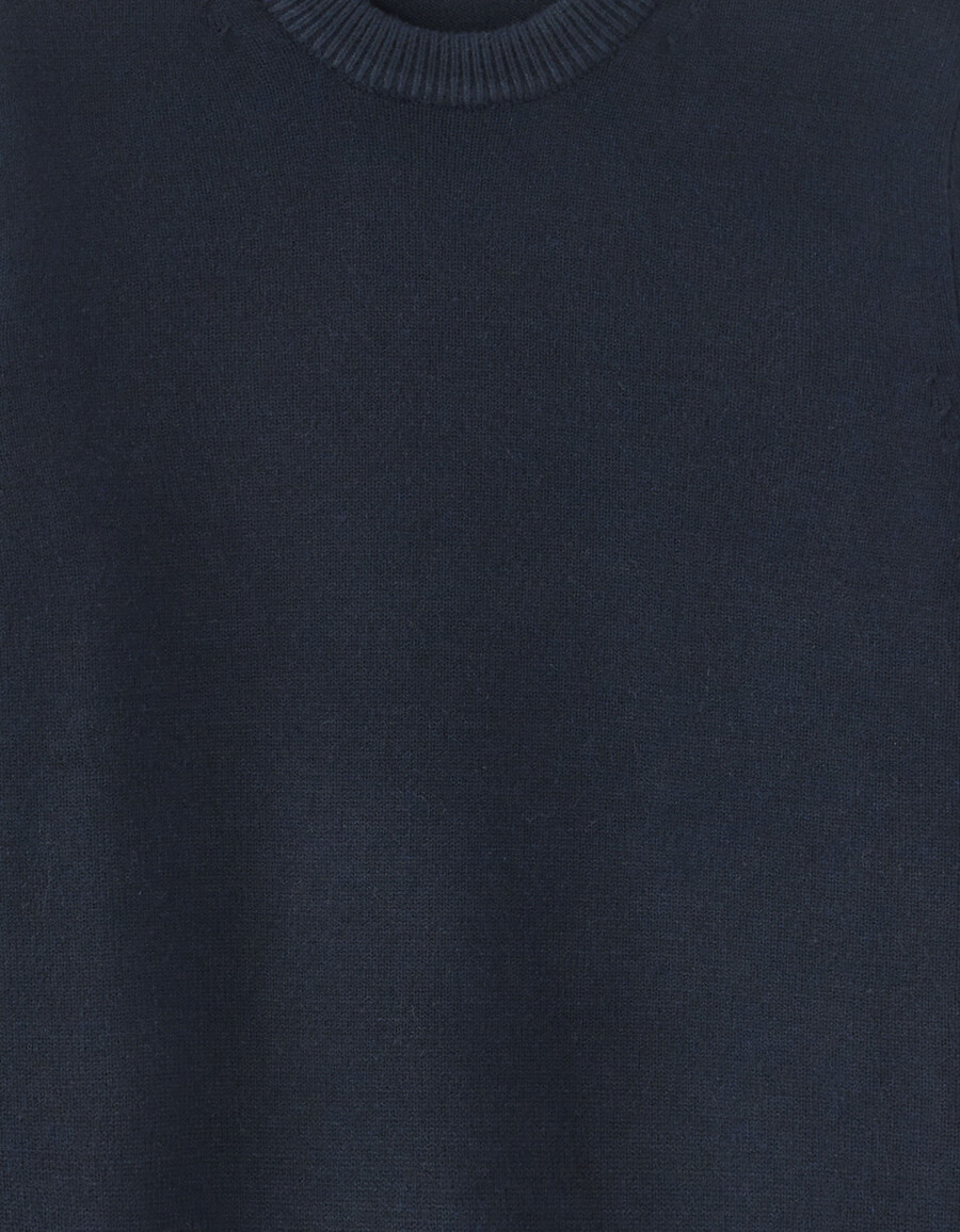 thermolite rundhals-sweater meliert