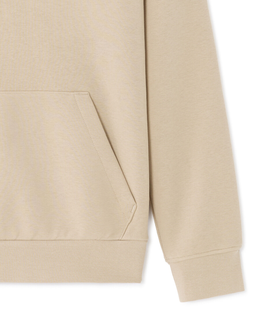 kapuzenpullover mit farbblock-design