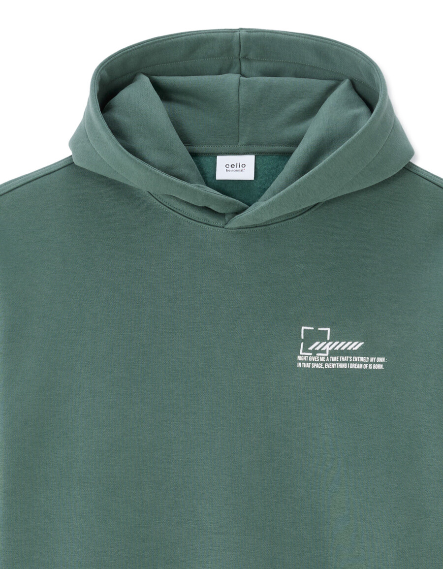 oversized kapuzenpullover mit asiatischem muster