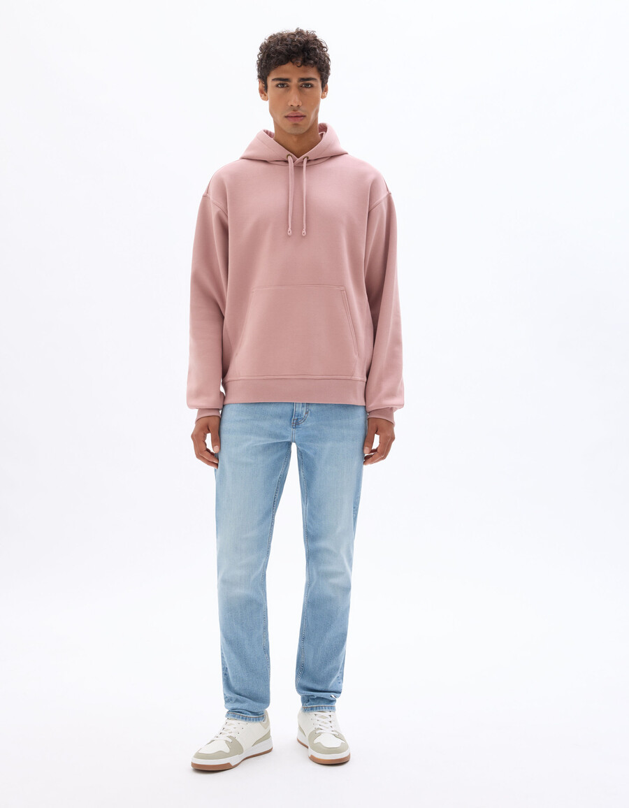 oversized zip-up hoodie