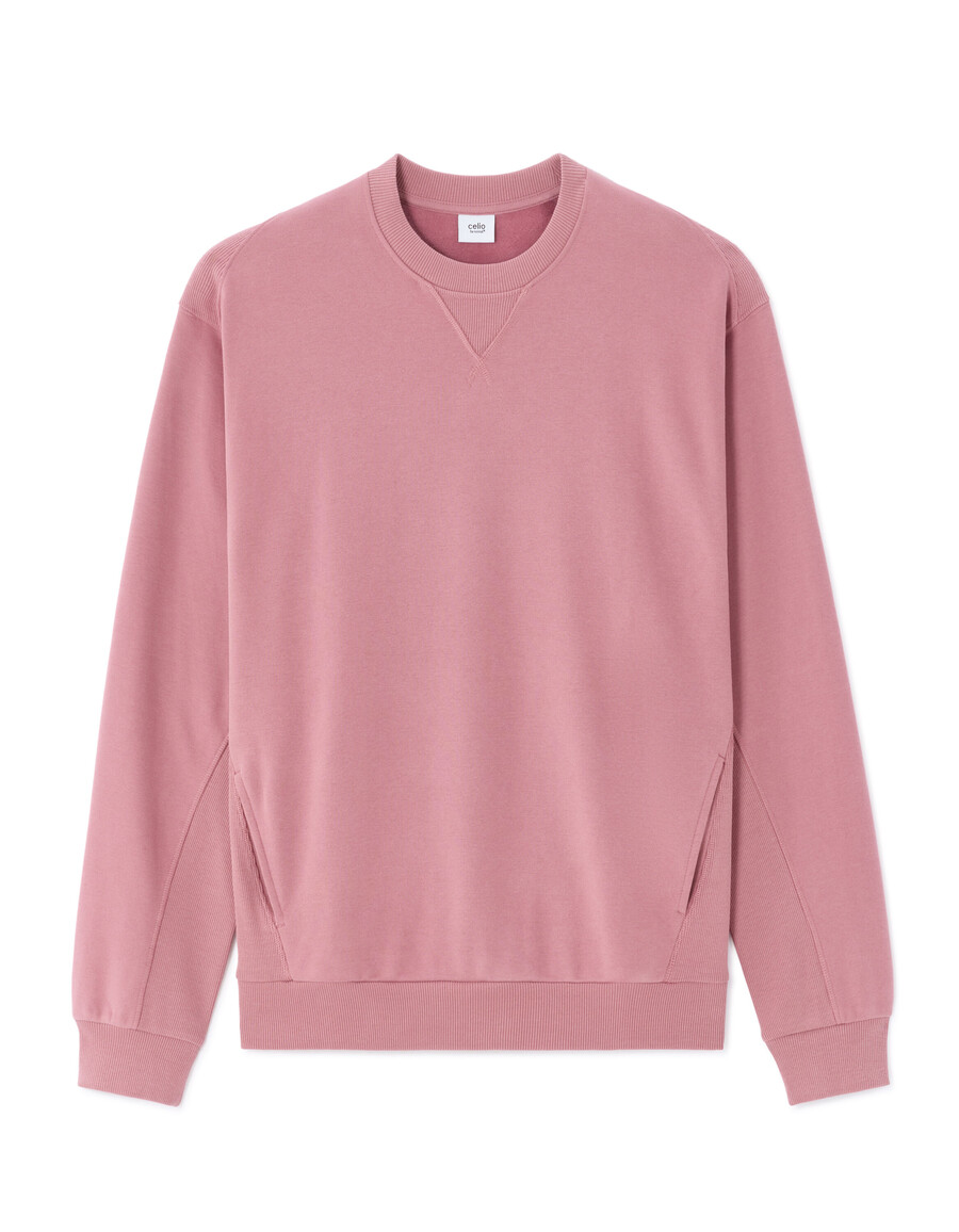 oversized-sweatshirt mit rundhalsausschnitt