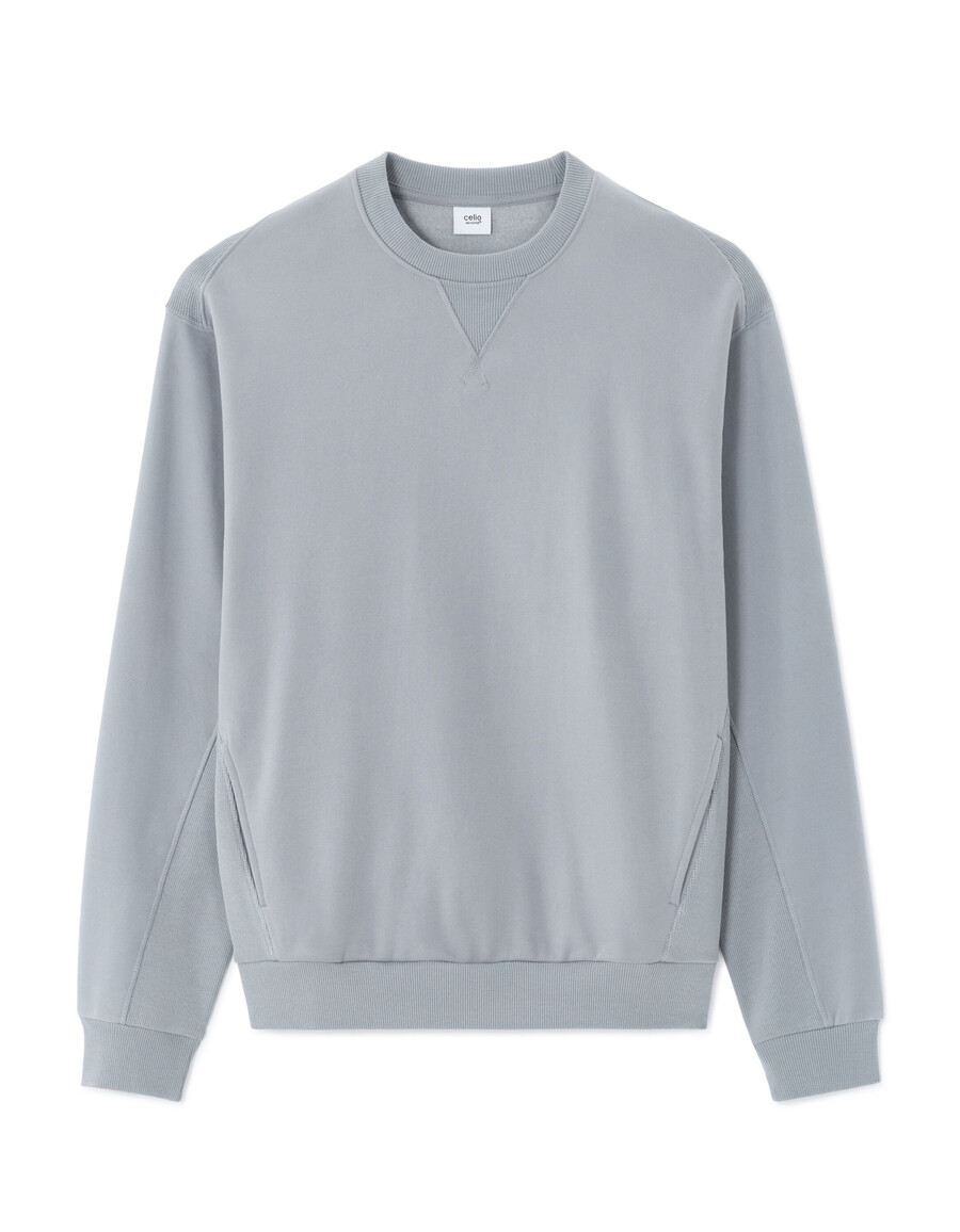 oversized-sweatshirt mit rundhalsausschnitt