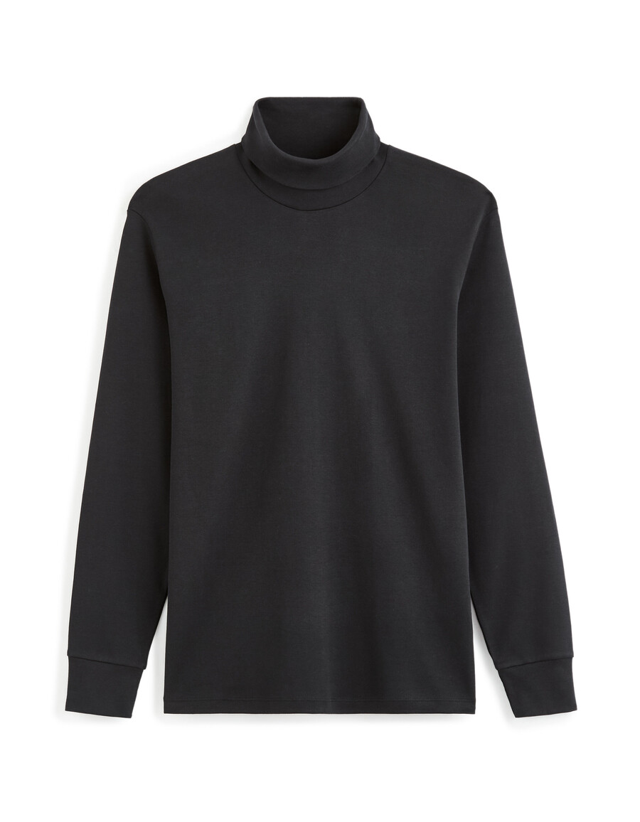 langärmeliges rollkragen-t-shirt