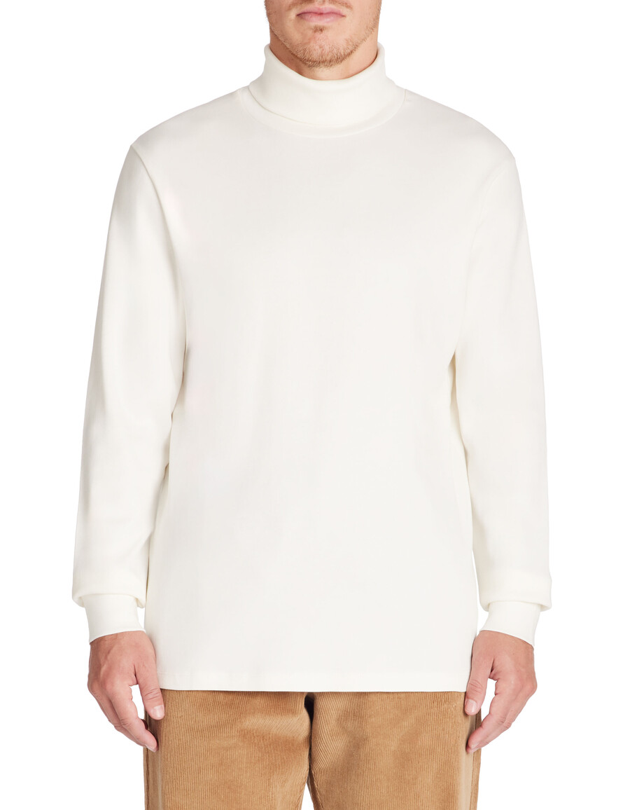 langärmeliges rollkragen-t-shirt