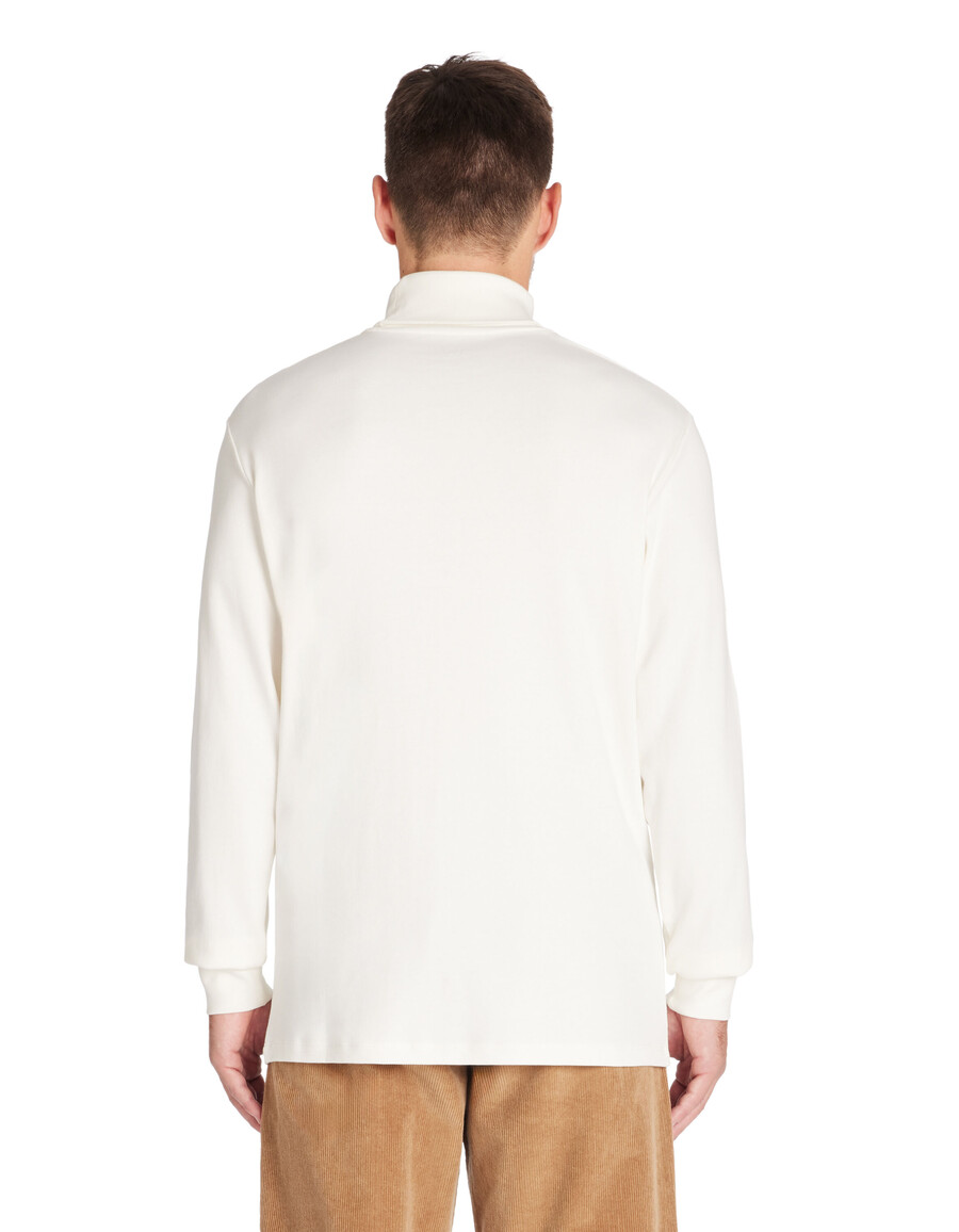langärmeliges rollkragen-t-shirt