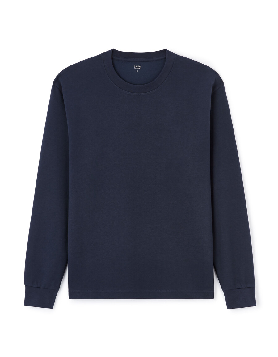 lässiges langarm-t-shirt