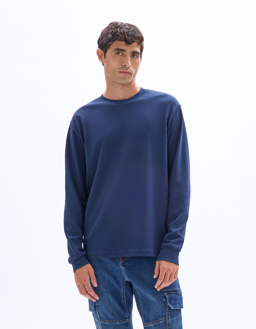 lässiges langarm-t-shirt