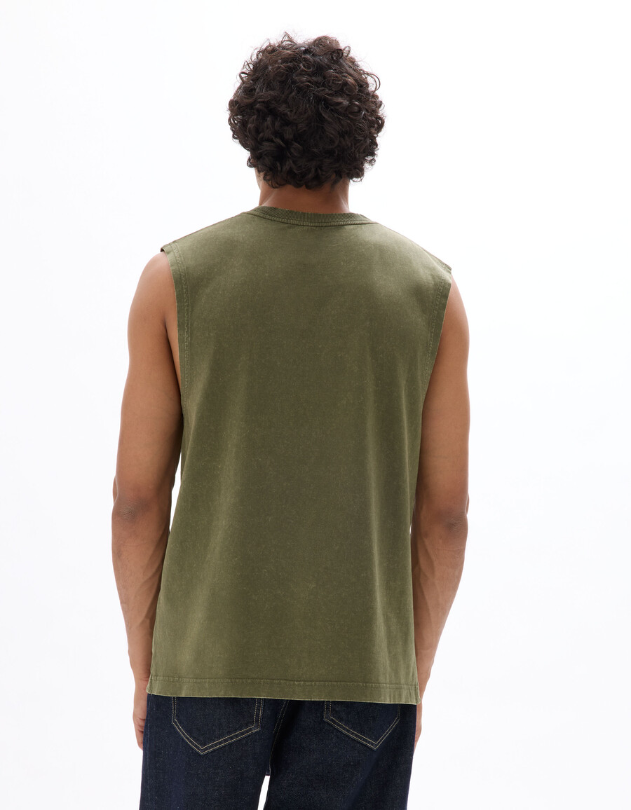 kastenförmiges tanktop mit rundhalsausschnitt 100 baumwolle