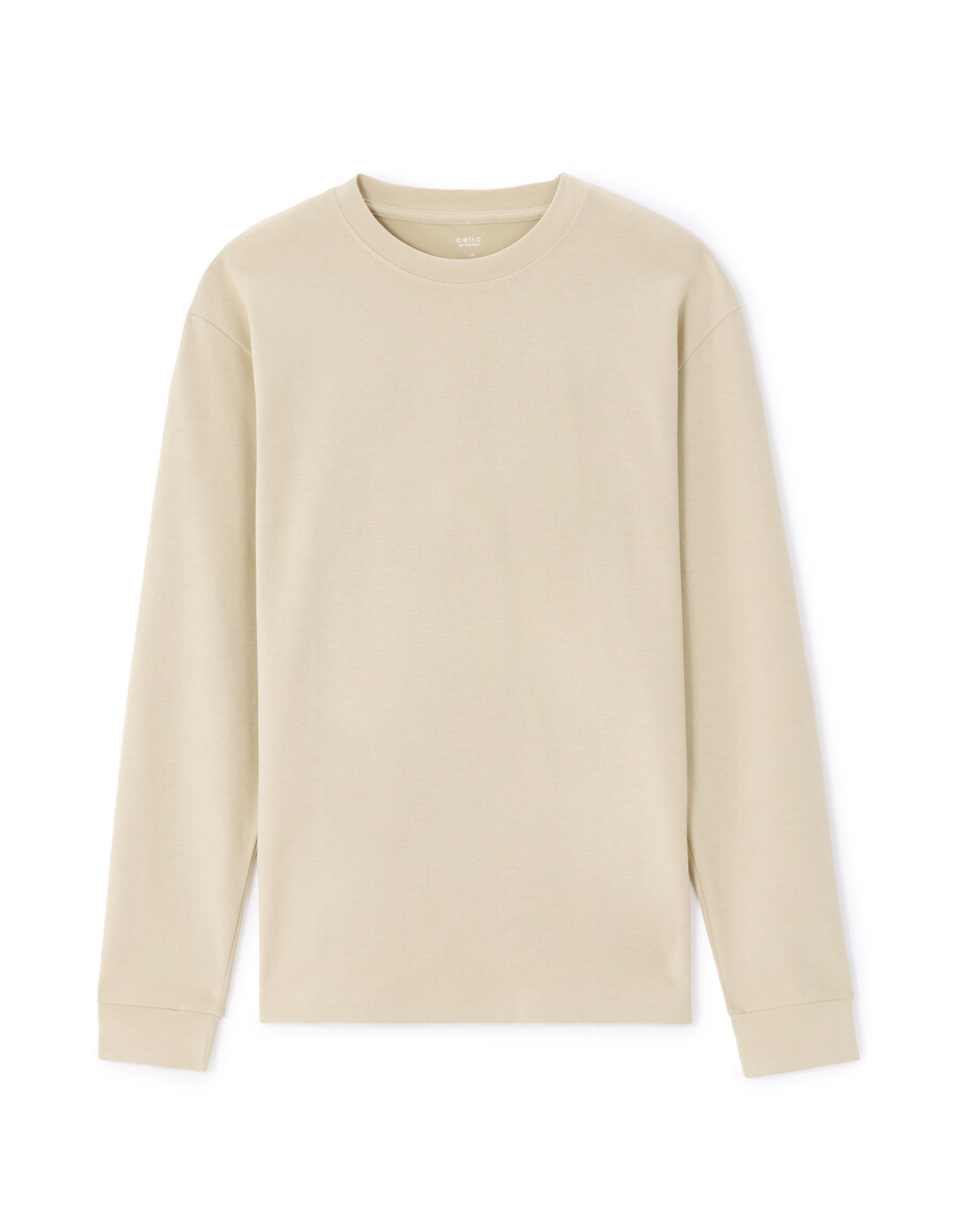 oversized langarm-t-shirt