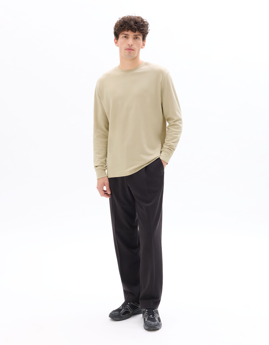 oversized langarm-t-shirt