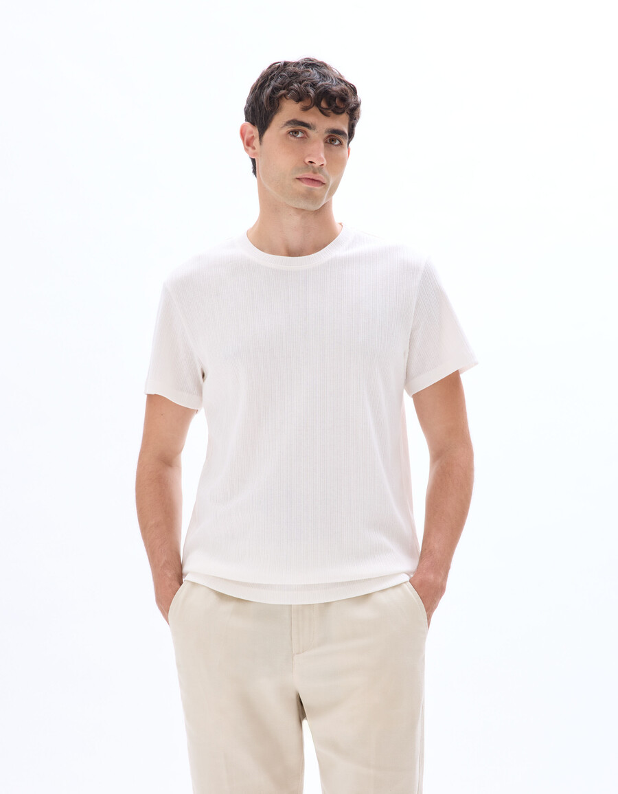 regular fit henley-rippstrick-t-shirt