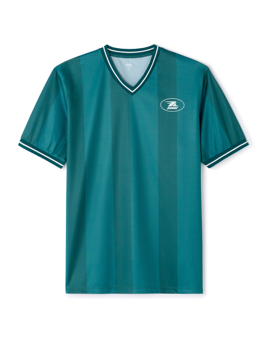 kastenförmiges polo-kragen-t-shirt