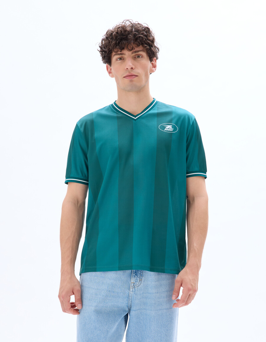 kastenförmiges polo-kragen-t-shirt