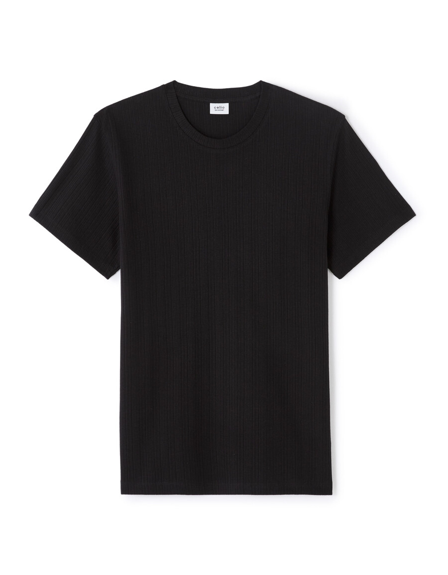 regular fit henley-rippstrick-t-shirt