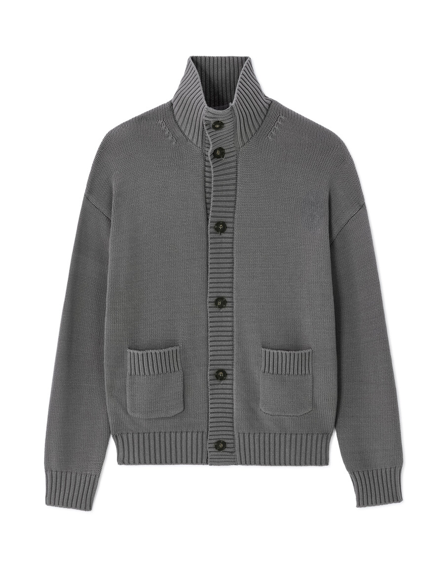 cardigan aus baumwollmischgewebe