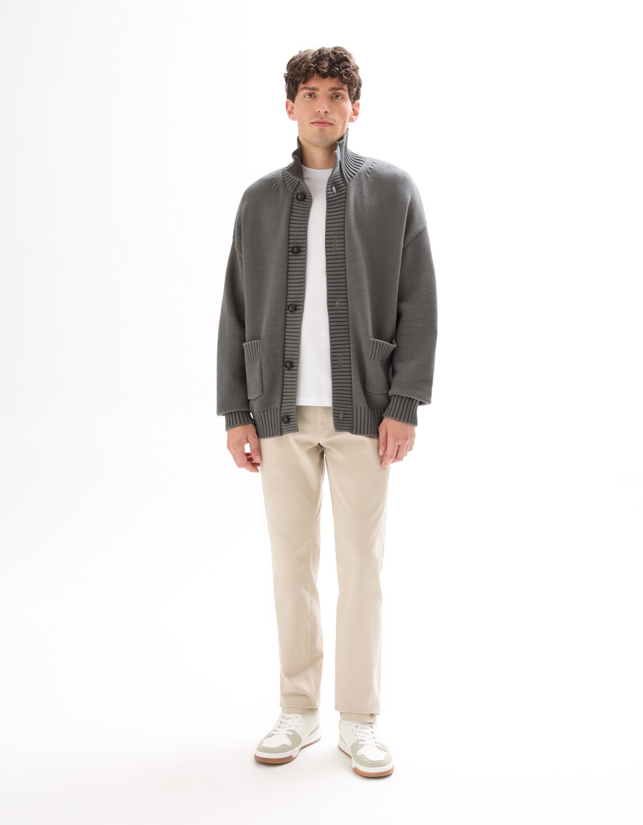 cardigan aus baumwollmischgewebe
