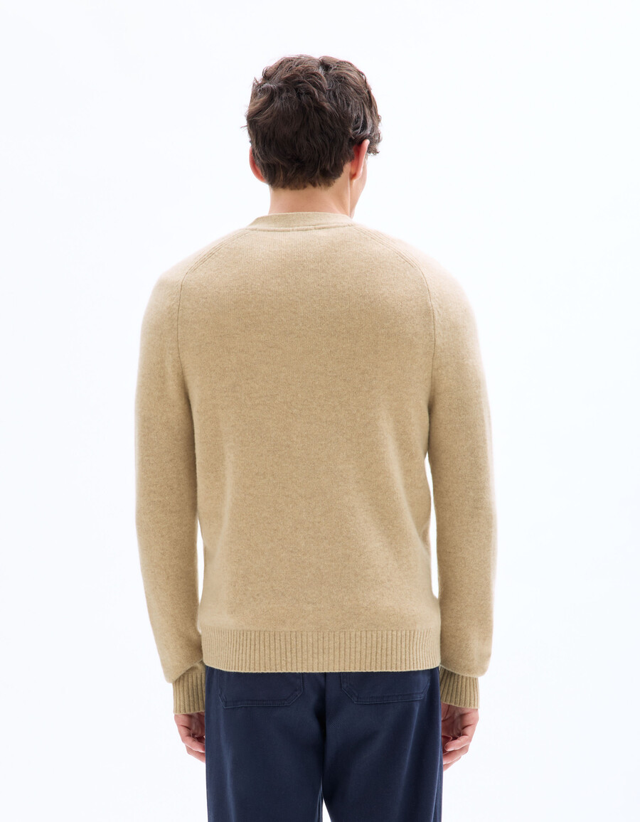 heathered cardigan 100 lammwolle
