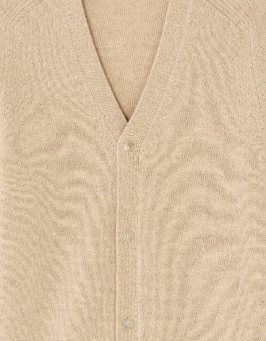 heathered cardigan 100 lammwolle